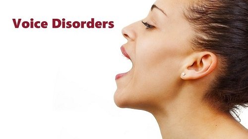 Person experiencing voice disorder